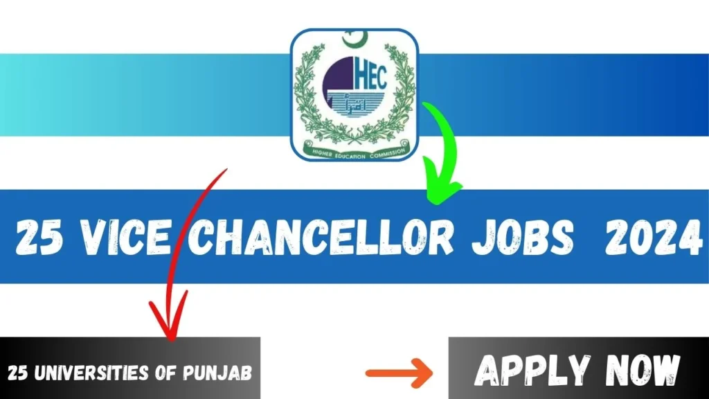 Vice Chancellor Jobs 2024 In Pakistan