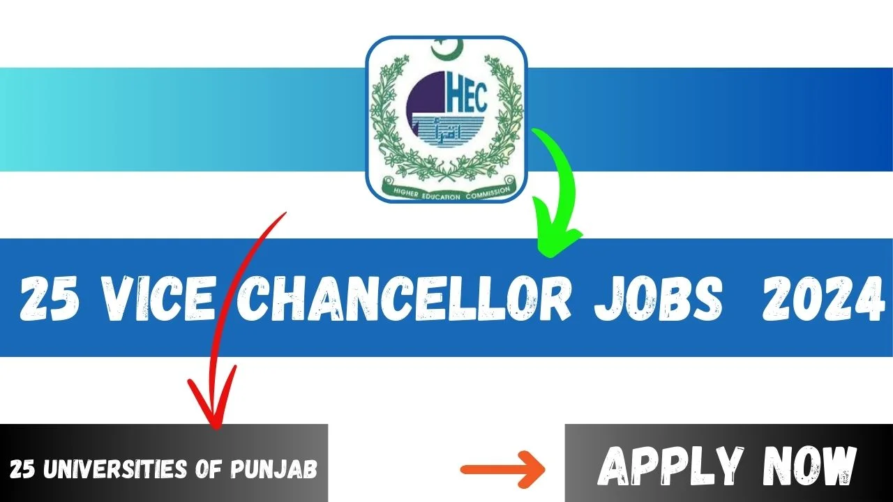 Vice Chancellor Jobs 2024 In Pakistan